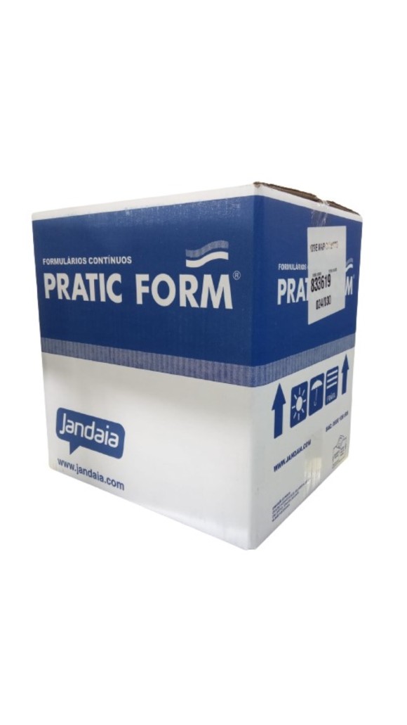 FORMULARIO CONTINUO 80 COLUNAS 2 VIAS 1500JG AUTOCOPIATIVO PRATIC FORM