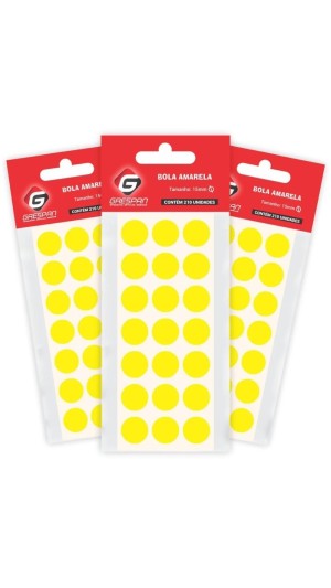 ETIQUETA ADESIVA 15MM COUCHE 20G PCT C/210 ETIQS. GRESPAN