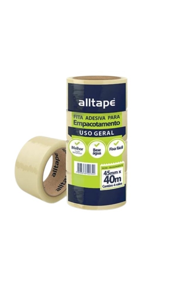 FITA EMPAC.45MMX40M TRANSP. ALLTAPE PCT C/04 UNID