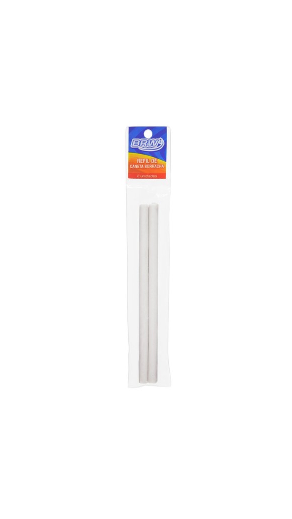 BORRACHA REFIL P/CANETA BORRACHA C/02 UNID. BLISTER BRW