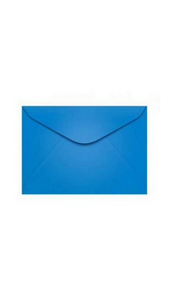 ENVELOPE CARTA AZUL ROYAL 114X162 FORONI PACOTE C/10 UNID.