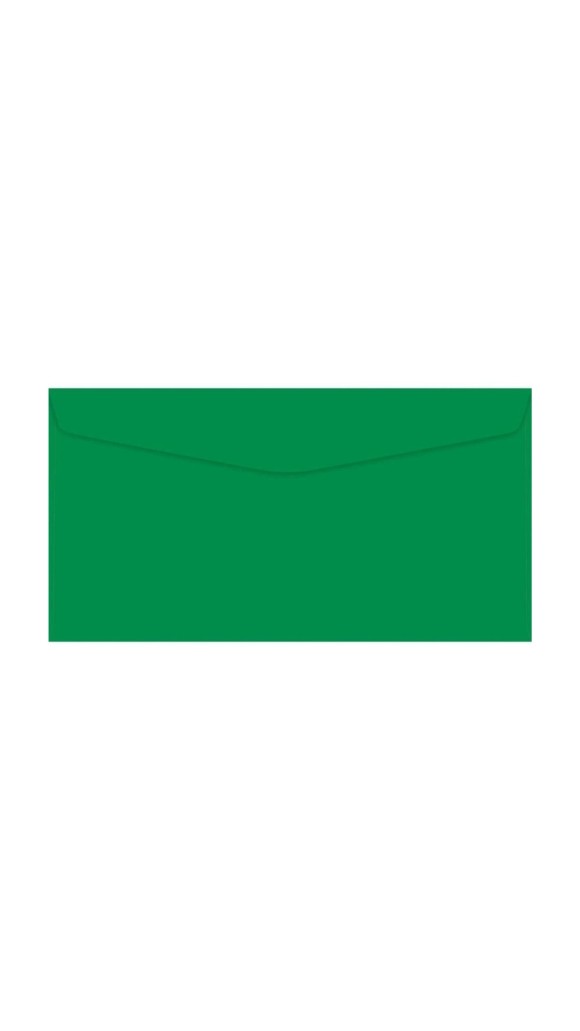 ENVELOPE OFICIO VERDE CLARO 114X229 FORONI PACOTE C/10 UNID.