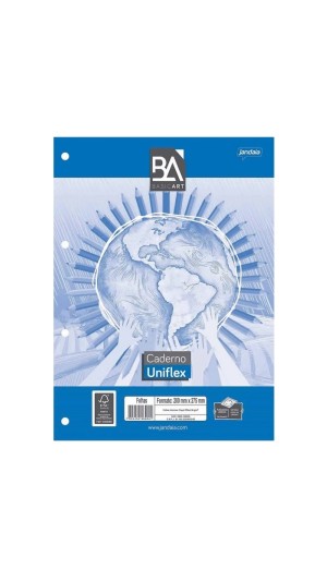 BLOCO FICHARIO UNIV.UNIFLEX BASIC ART 96F.2023 JANDAIA