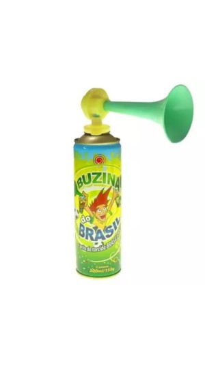 BUZINA A GAS 300ML / 150G C/CORNETA DO BARULHO