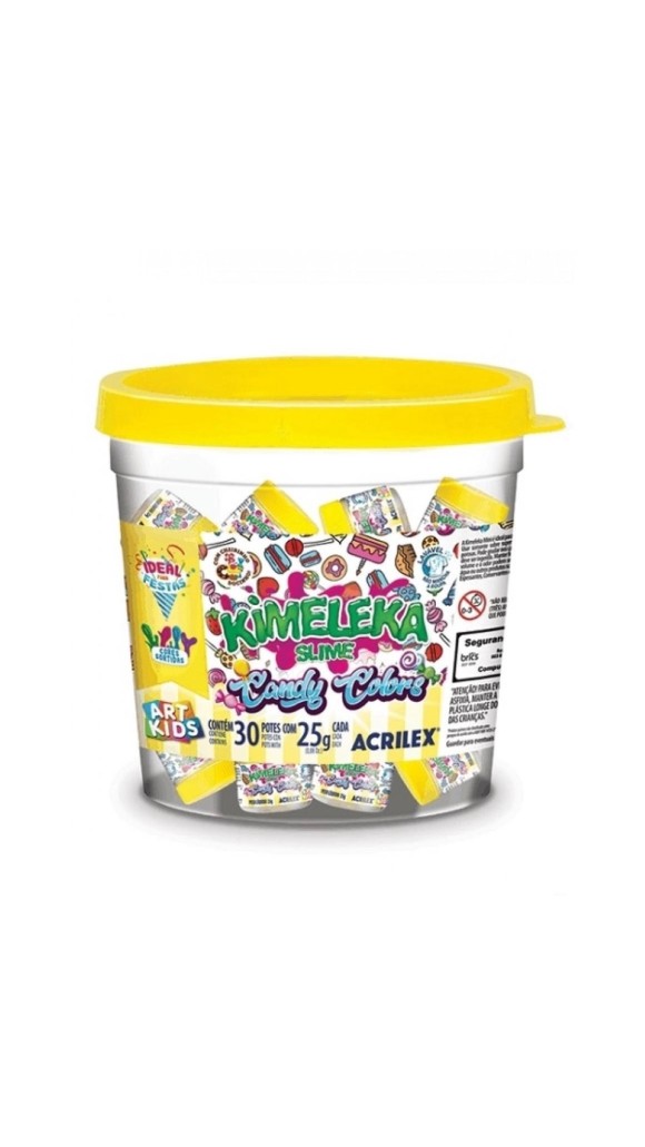 BALDE KIMELEKA CANDY COLORS C/30 ACRILEX