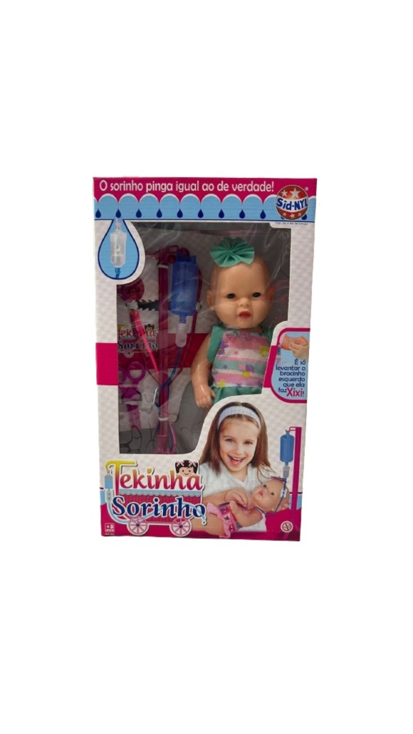 BONECA TEKINHA SORINHO SID-NYL