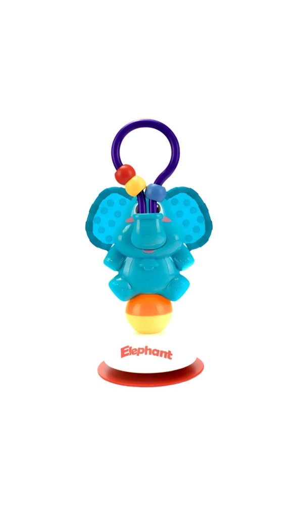 BRINQUEDO DE CADEIRÃO ELEFANTE C/VENTOSA PIMPOLHO
