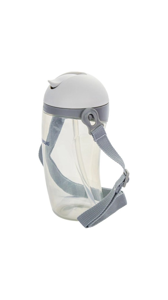 COPO INCLINADO 380ML C/CANUDO E CORDINHA PIMPOLHO