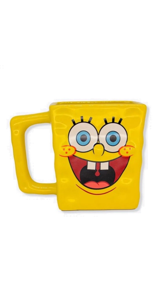 CANECA FORMATO 3D 450ML BOB ESPONJA ZONACRIATIVA