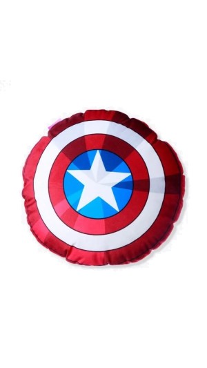 ALMOFADA ESCUDO CAPITÃO AMÉRICA ZONACRIATIVA