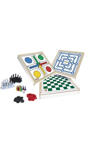 JOGO TABULEIRO 4 EM 1 JUNGES