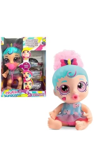 BONECA DIVER SURPRISE BABY MAMA E CHORA DIVERTOYS