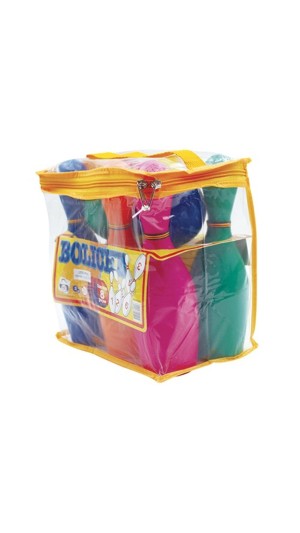 JOGO DE BOLICHE NA SACOLA C/08 PEÇAS PICA-PAU