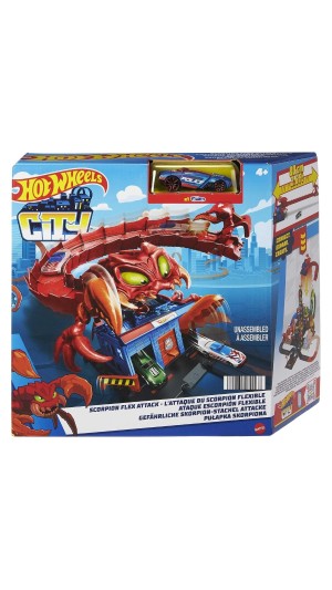 HOT WHEELS CITY PISTA ATAQUE DO ESCORPIÃO HDR32 MATTEL