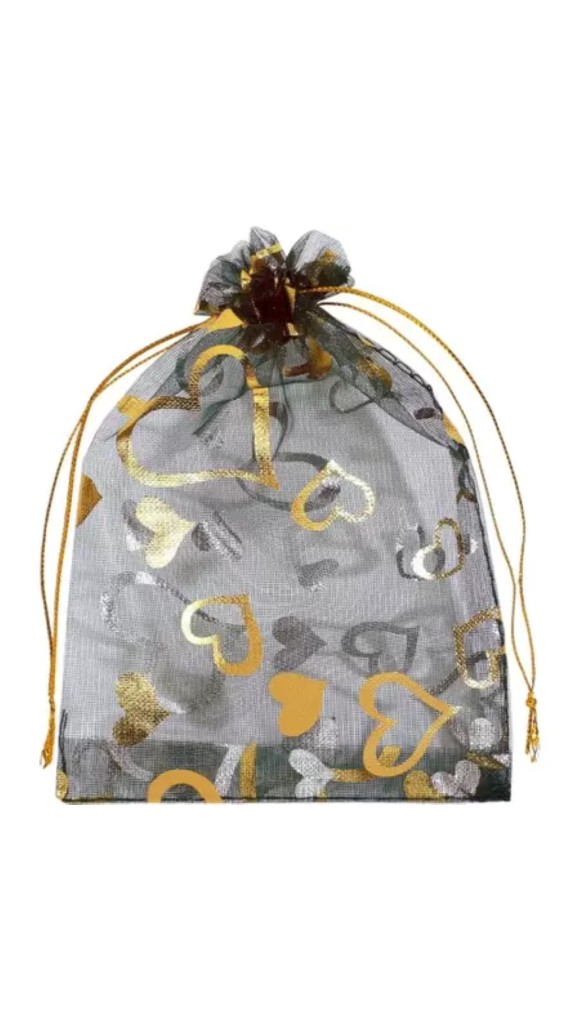 SACO DE ORGANZA ESTAMPADO 15X18 SORTIDOS MAKE+ PCT C/10 UNID.