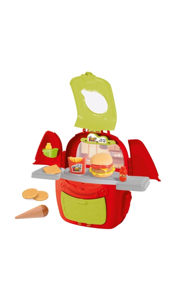 MOCHILA DE BRINQUEDO HAPPY FOOD SAMBA TOYS