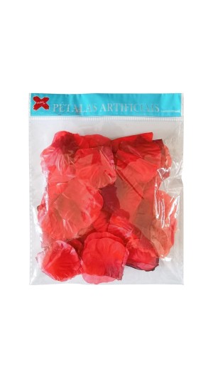 PÉTALAS ARTIFICICIAS VERMELHO PCT C/100 UNID. MAKE+