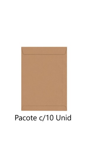 ENVELOPE SACO 110X170 KRAFT FORONI PCT C/10 UNID.