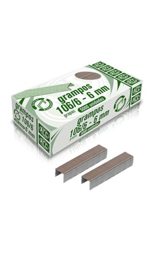GRAMPO 106/6 5000UN GALVANIZADO ACC