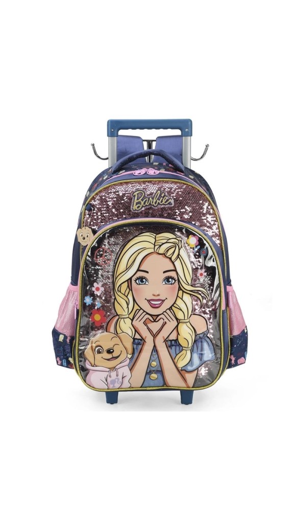 MOCHILA C/CARR.FEM.BARBIE IC39136BB 2024 LUXCEL