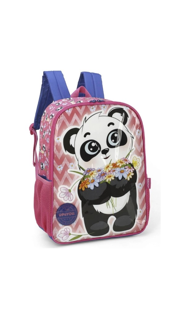 MOCHILA 2 ALÇAS JUV.FEM.PANDA IS39361UP 2024 LUXCEL