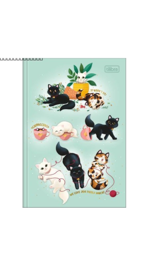 CAD.BROCH.1/4 C.D.FEM.PURRFECT CATS 80F.2024 TILIBRA