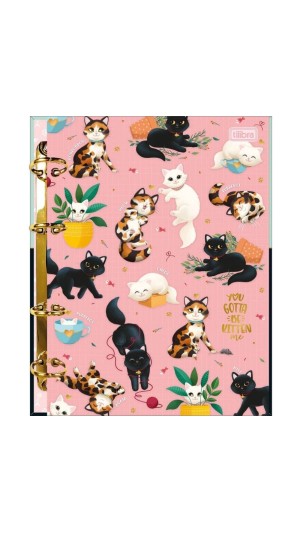 CAD.COLEG.ARGOLADO S/LOMBO PURRFECT CATS 160F.2024 TILIBRA