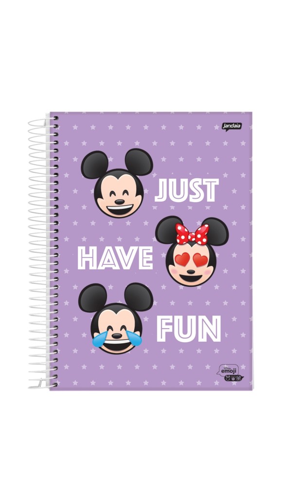 CAD.UNIV.C.D.FEM.10X1 DISNEY EMOJI 160F.2024 JANDAIA