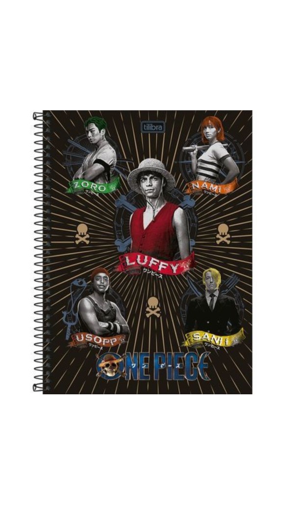 CAD.UNIV.C.D.FEM.10X1 ONE PIECE NETFLIX 160F.2024 TILIBRA