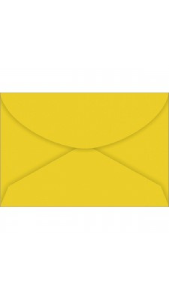ENVELOPE VISITA AMARELO 72X108 FORONI CAIXA C/100 UNID.
