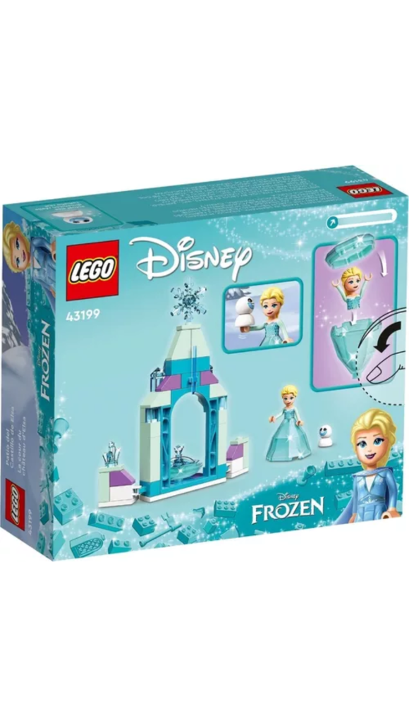 LEGO DISNEY 43199 ELSA'S CASTLE COURTYARD 53 PCS