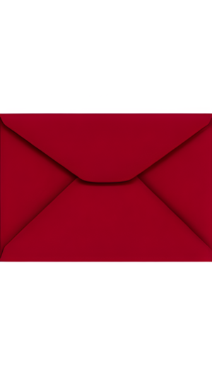 ENVELOPE VISITA VERMELHO 72X108 FORONI PCT C/10 UNID.