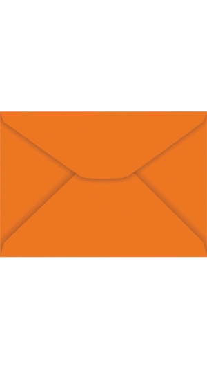 ENVELOPE CONVITE LARANJA 162X229 FORONI CAIXA C/100 UNID.