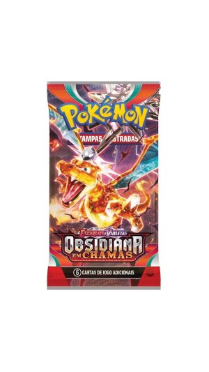 POKÉMON EV03 BOOSTER - OBSIDIANA EM CHAMAS PCT C/06 CARDS.