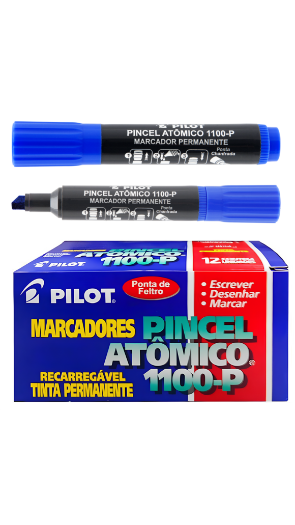 MARCADOR ATOMICO 1100-P PILOT CAIXA C/12 UNID.