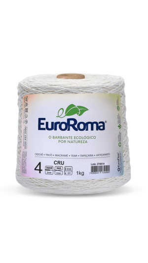 BARBANTE CRU 4/4 1KG 1525M EUROROMA