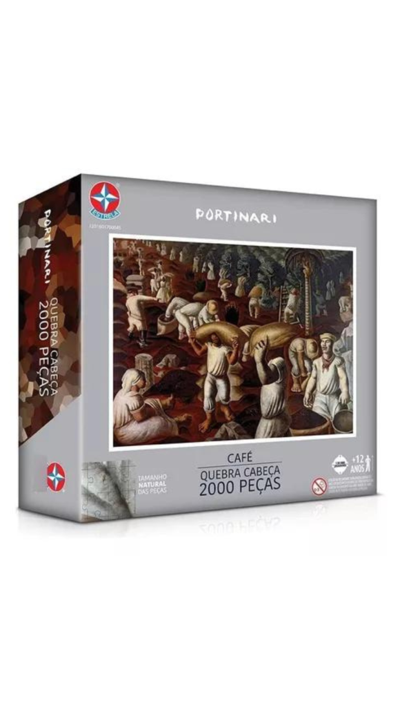 QUEBRA-CABEÇA PORTINARI 2.000 PEÇAS CAFÉ ESTRELA