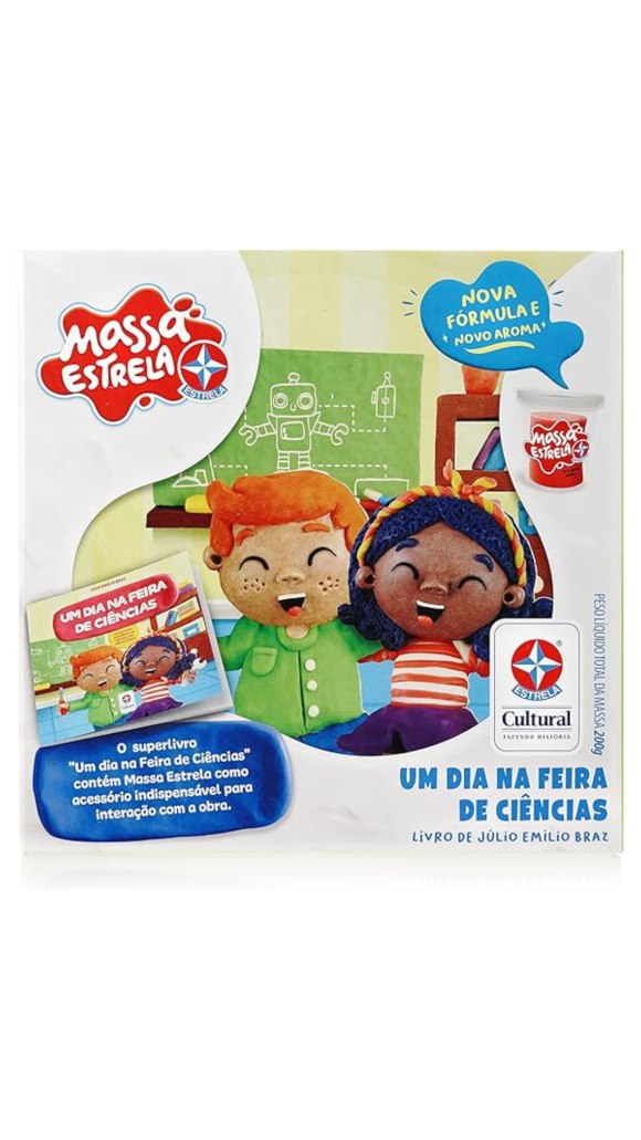 LIVRO SUPER MASSA UM DIA NA FEIRA DE CIÊNCIAS ESTRELA