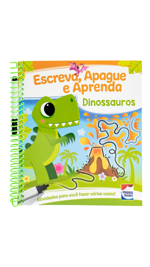 LIVRO ESCREVA, APAGUE E APRENDA HAPPY BOOKS