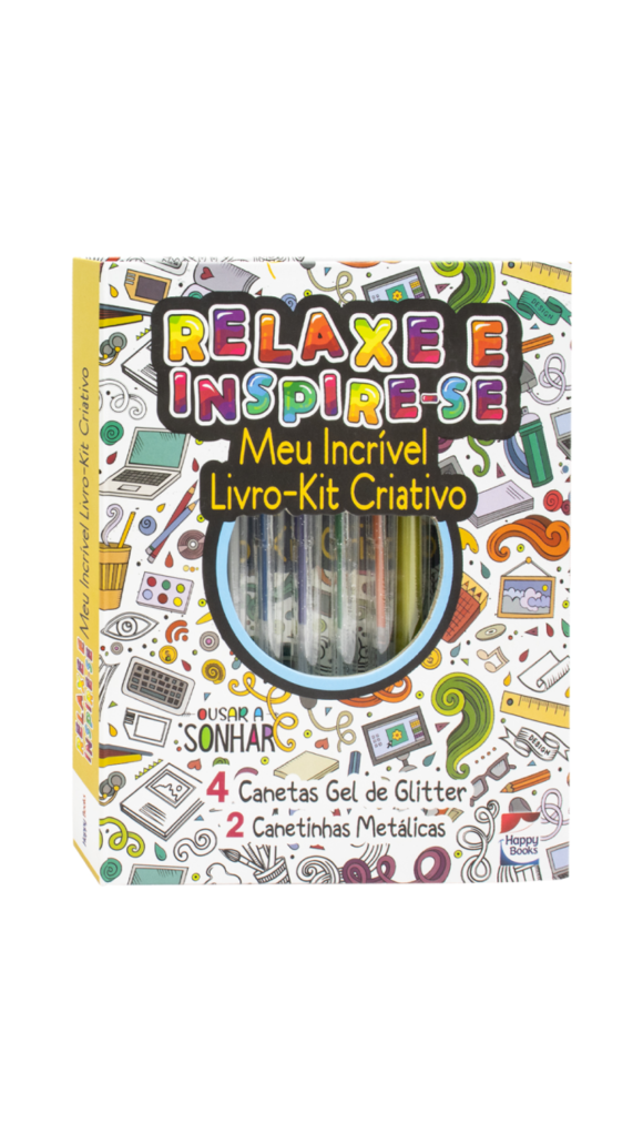 LIVRO MEU INCRÍVEL LIVRO-KIT CRIATIVO HAPPY BOOKS