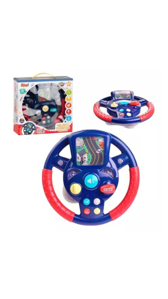 VOLANTE DIVERTIDO SIMULADOR ZOOP TOYS
