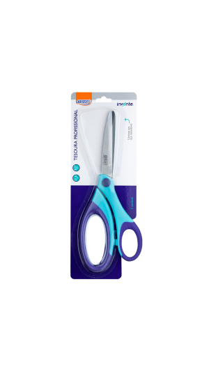 TESOURA 21,6CM CABO EMB.PROFISSIONAL TE3005 BLISTER BRW
