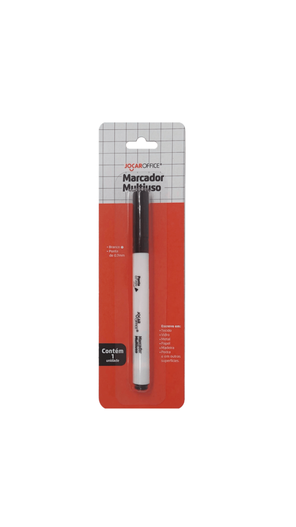 MARCADOR MULTIUSO BRANCO 0.7MM JOCAR OFFICE