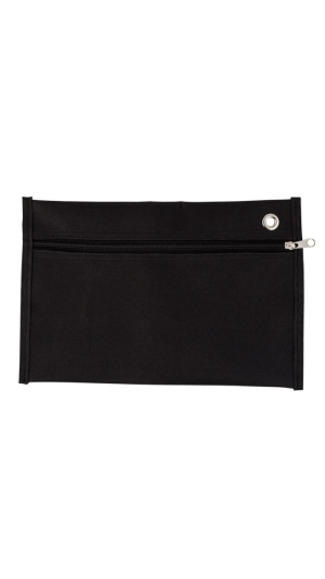 PASTA MALOTE C/ZIPER HORIZONTAL PRETO 1/2 MAXCRIL