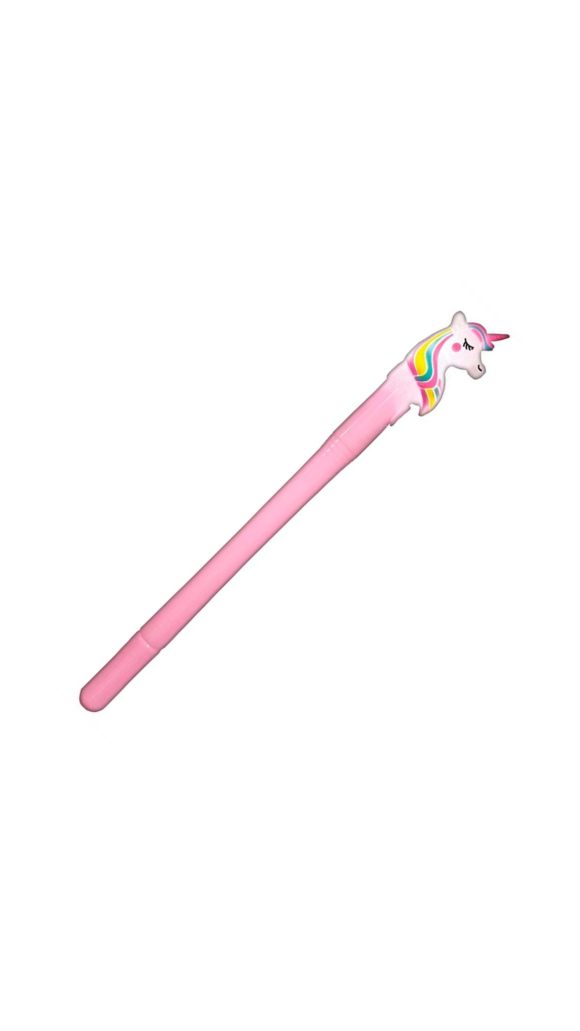 CANETA GEL 0.5 LED UNICORNIO SORTIDO TILIBRA