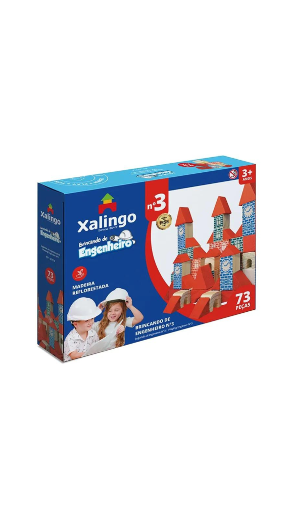 JOGO BRINCANDO DE ENGENHEIRO N°3 C/73 PCS XALINGO