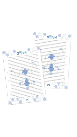 BLOCO FICHÁRIO COLEG.STITCH 96F.PERSONALIZADAS 2025 DAC