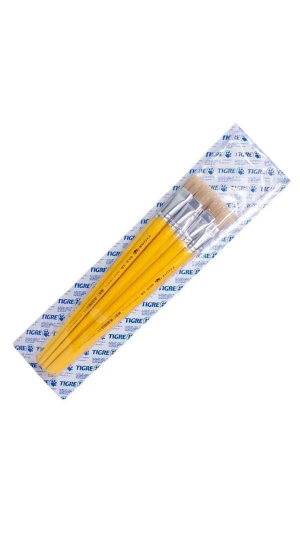 PINCEL CHATO 815 N.16 LONGO AMARELO TIGRE PCT C/12 UNID.