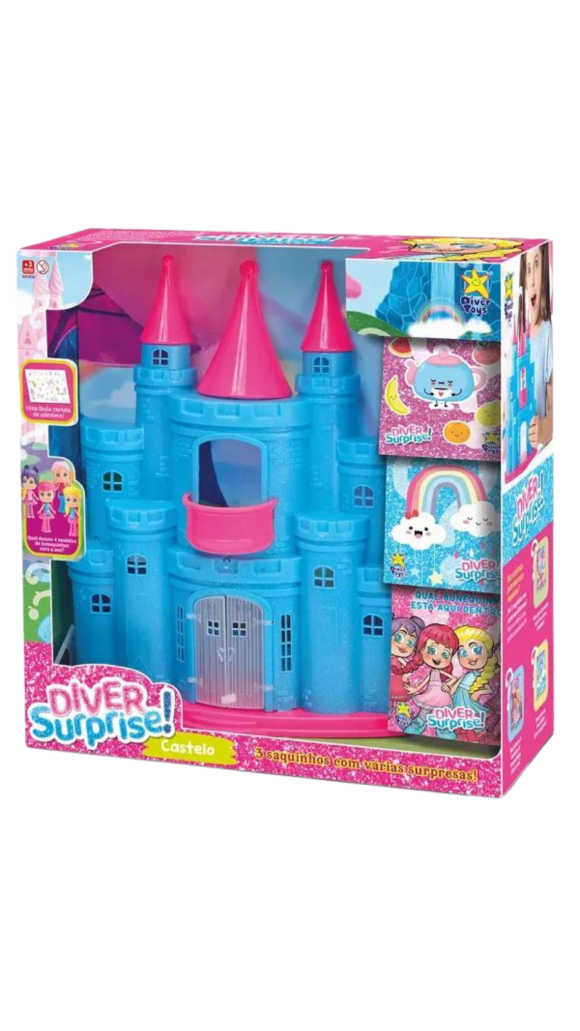 CASTELO DIVER SURPRISE C/ACESSÓRIOS DIVERTOYS